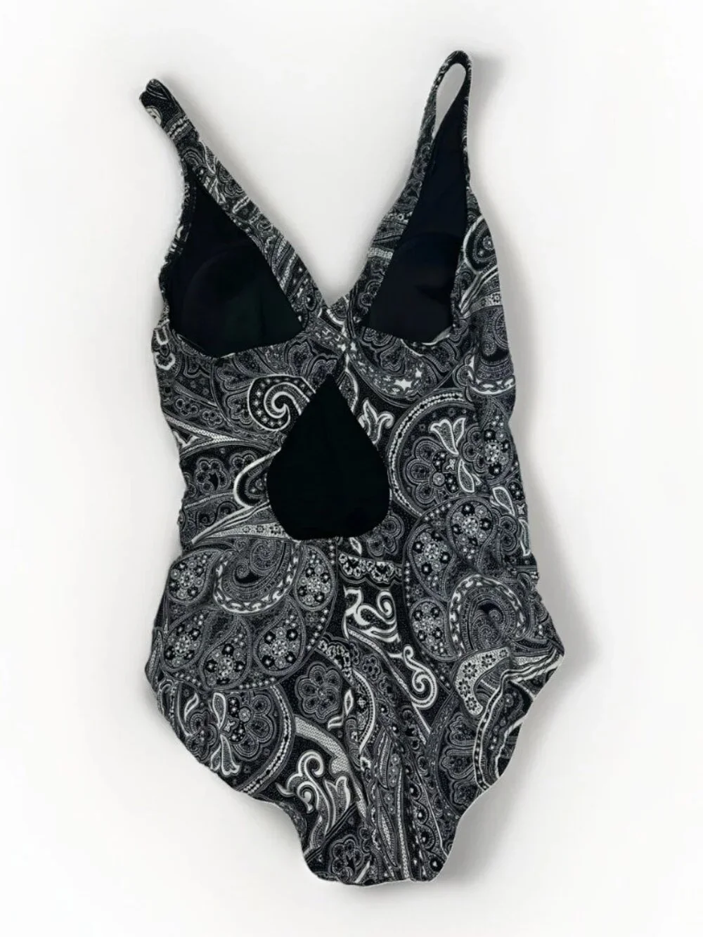 NWT Speedo Ultraback One Piece Swimsuit Size 14 Paisley Print PowerFlex 75466